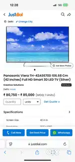 I want To sell my 42 Panasonic Smart Tv