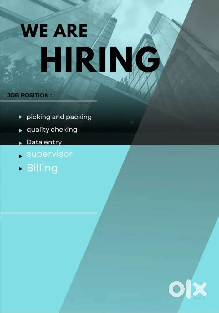 WE ARE HIRING FLOOR SUPERVISOR EXECUTIVE FOR WAREHOUSE