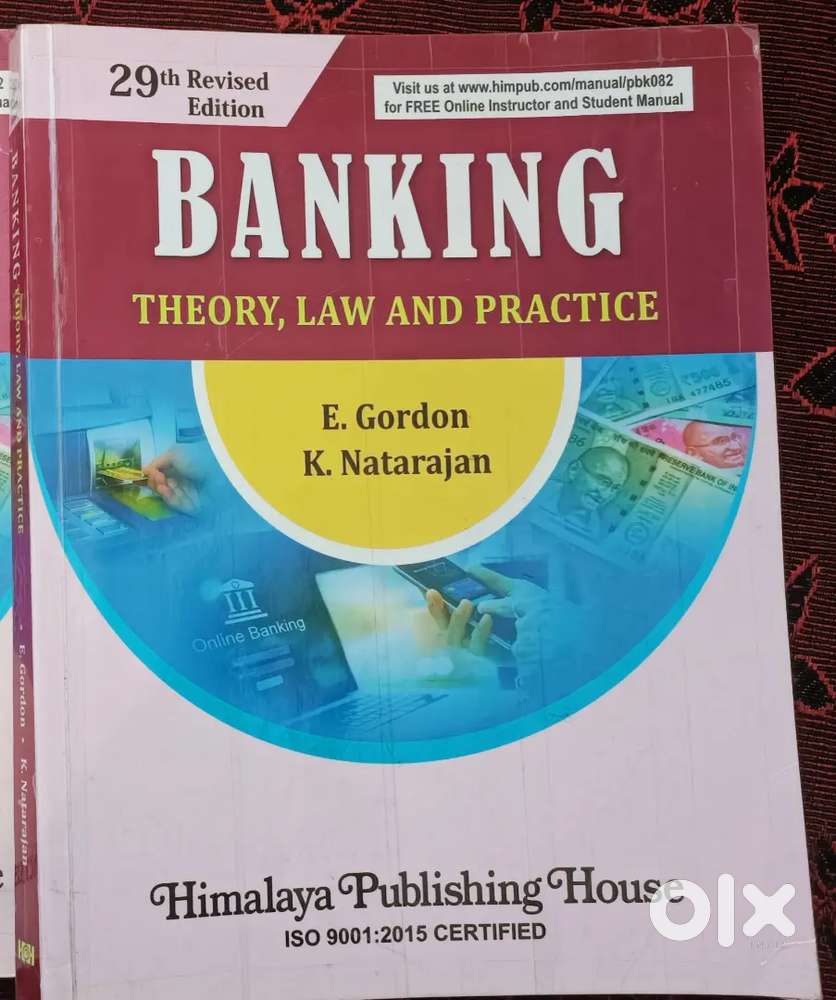 Banking Theory Law and Practice by E.Gordon and K.Natarajan
