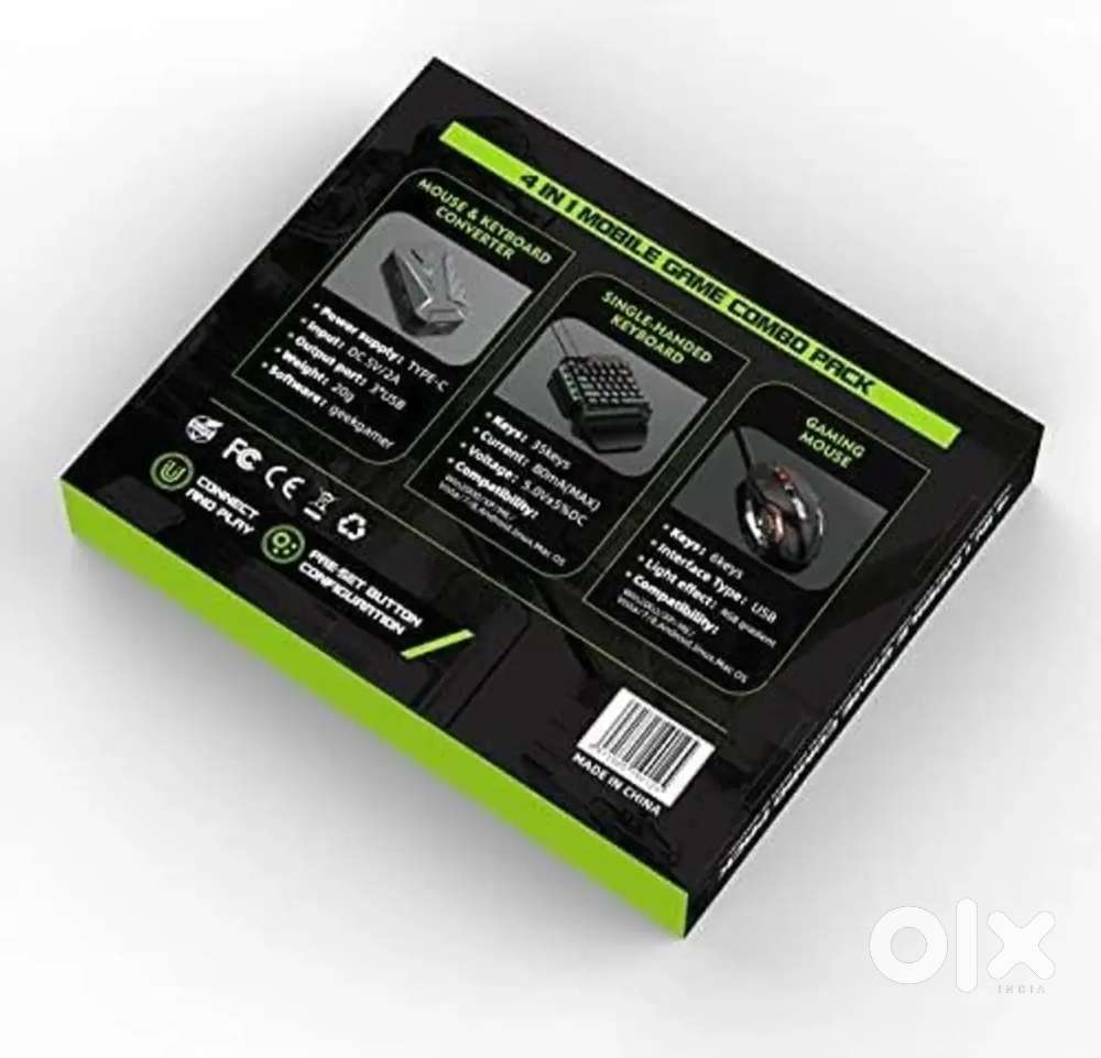 4 in 1 gaming keyboard mouse setup