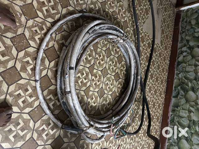 Electrical heavy wire cable 25 sq mm aluminum armored cable- 27 meters