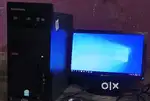 Desktop computer pc monitor set 4gb ram ok condition h bilkul