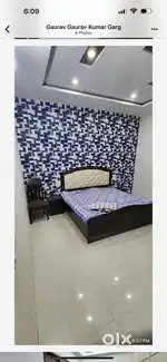 Fully for dish 1BHK house Park facing