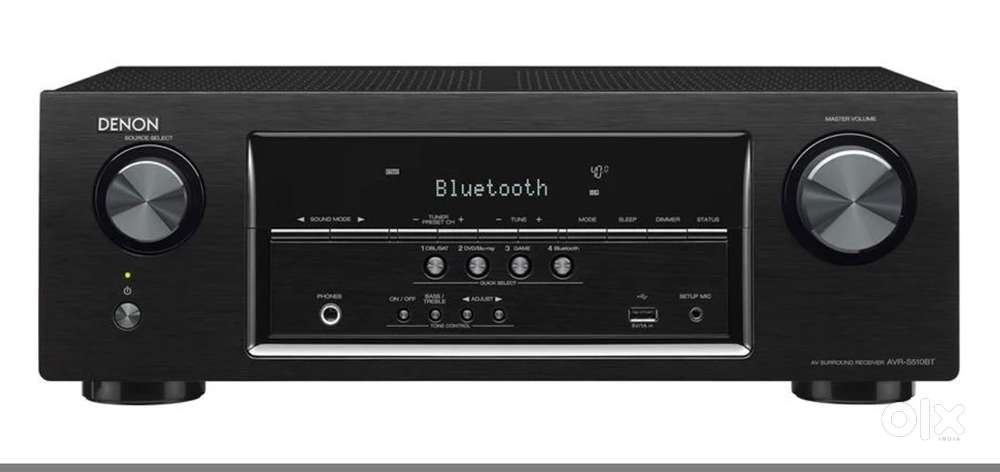 Bose Acoustimass Home Theater Cinema Speaker System & Denon AVR-S510BT