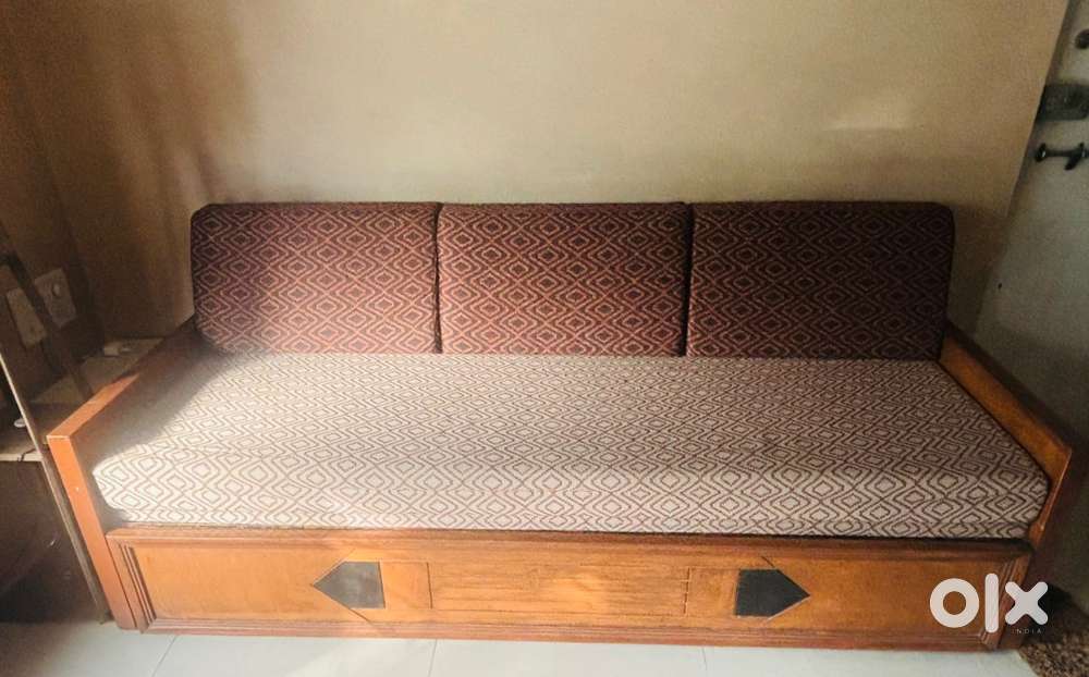 Sofa cum bed and 2 smilar chairs