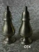 Antique pure brass solid heavy salter set