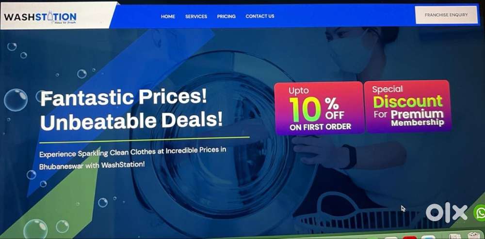 Delivery cum store staff required for a reputed laundry brand