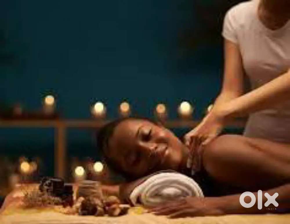 Woman relax body spa center