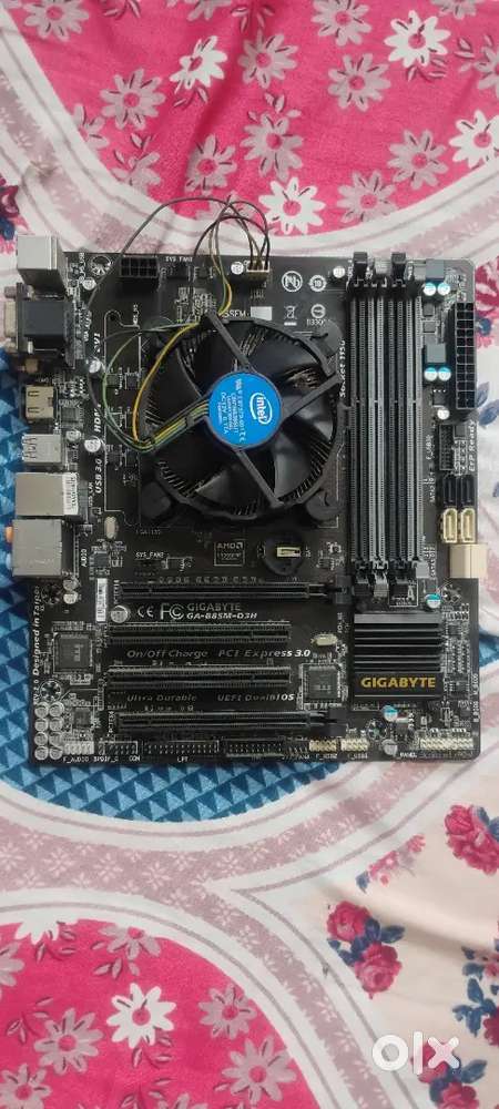 Gigabyte Gaming motherboard with processor