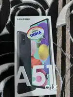 Samsung A51 in a good condition with charger or ear buds all original