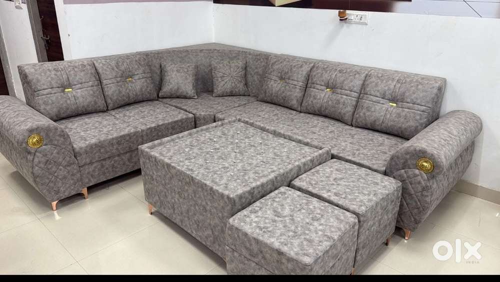 Winter special buy new sofa 8490, L type sofa 13990/-Emi bhi