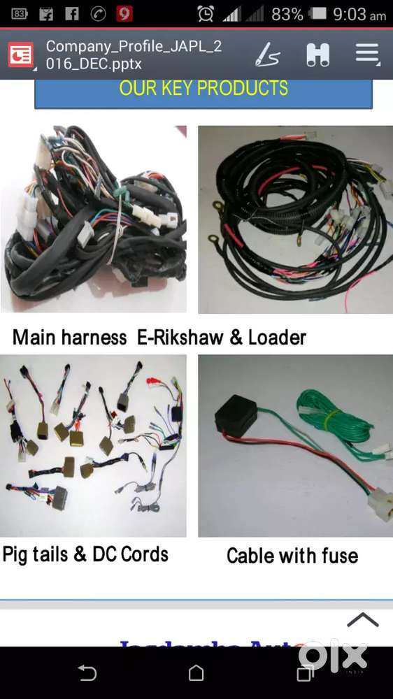 Want to sell industrial wire three core 0.75mm