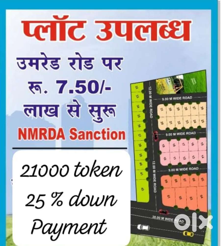 Nmrda plots Nagpur umred Highway mauja mohadi