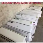 SECOND HAND AC'S FOR SALES