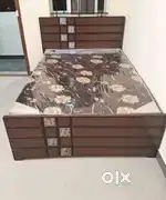 Brand new 6/4 double bed with mattress in wholesale price cod availabl