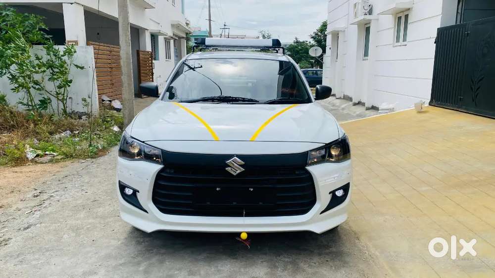 Driver for new red taxi car