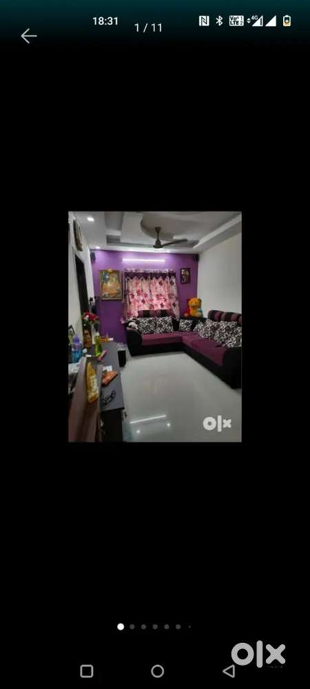 The flat has covered car parking with two balconies