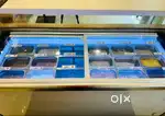 DEEP FREEZER, SHAKE FREEZER, WAFFLE MACHINE, PRINTER & INDUCTION