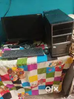 A monitor ,cpu ,mouse,keyboard