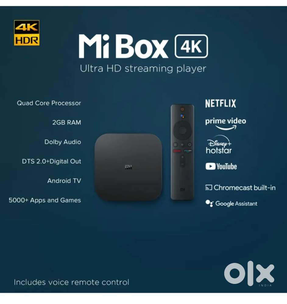 MI BOX ultra Hd streaming player