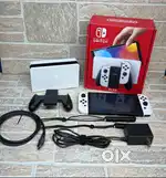 Nintendo Switch OLED Model HEG-001 Handheld Console White 64GB