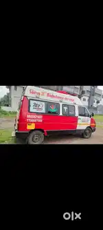 Tata Winger ambulance with ice box facility