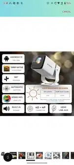 E GATE Atom 3X PROJECTOR