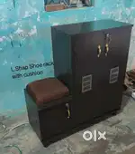 L Shap Shoe rack office table study table office chair study chair