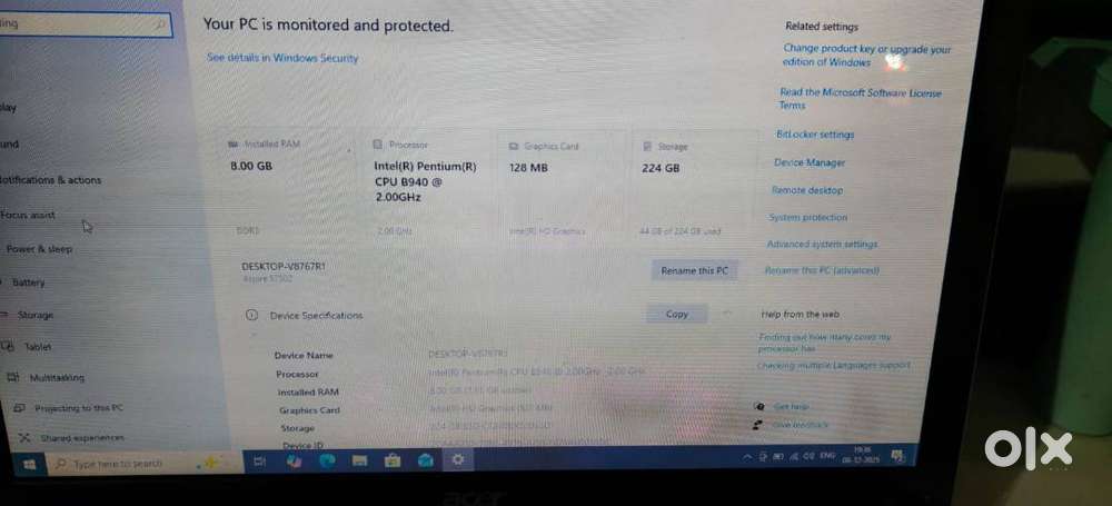 Acer Pentium old Laptop perfect condition