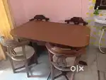 Sofa Set and wooden dining table