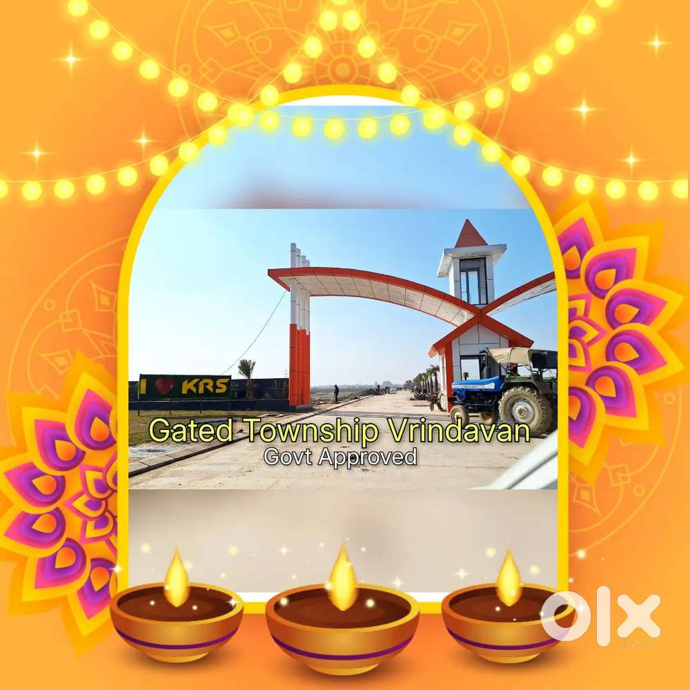 100 Gaj Plot 10 lacs Easy Emi Vrindavan