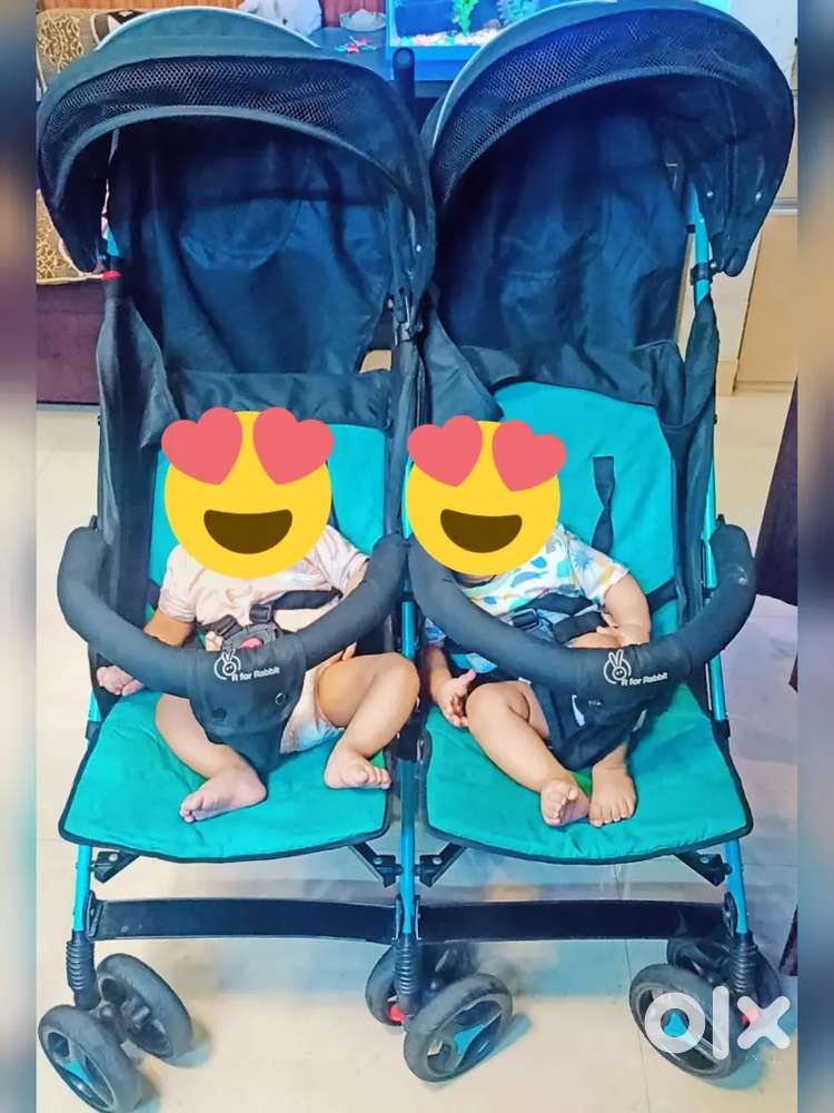 Twin baby stroller