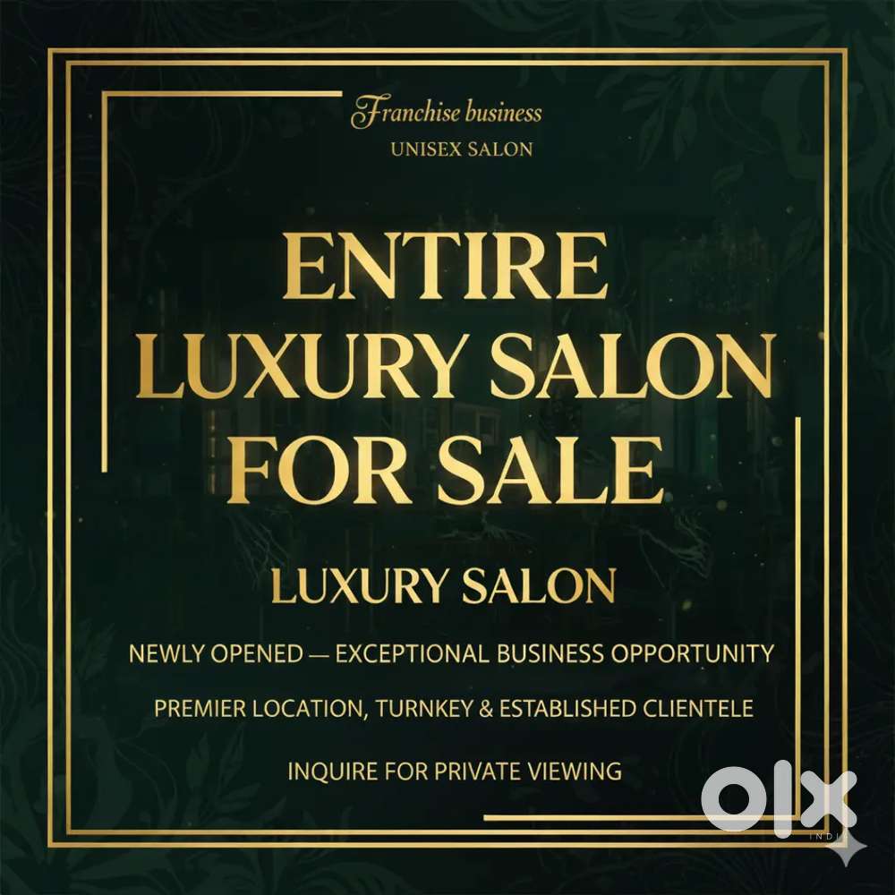 Just Opened! Fully Equipped Unisex Salon for Quick Sale