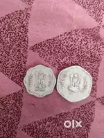 Unique indian 10 paisa 20 paisa coin