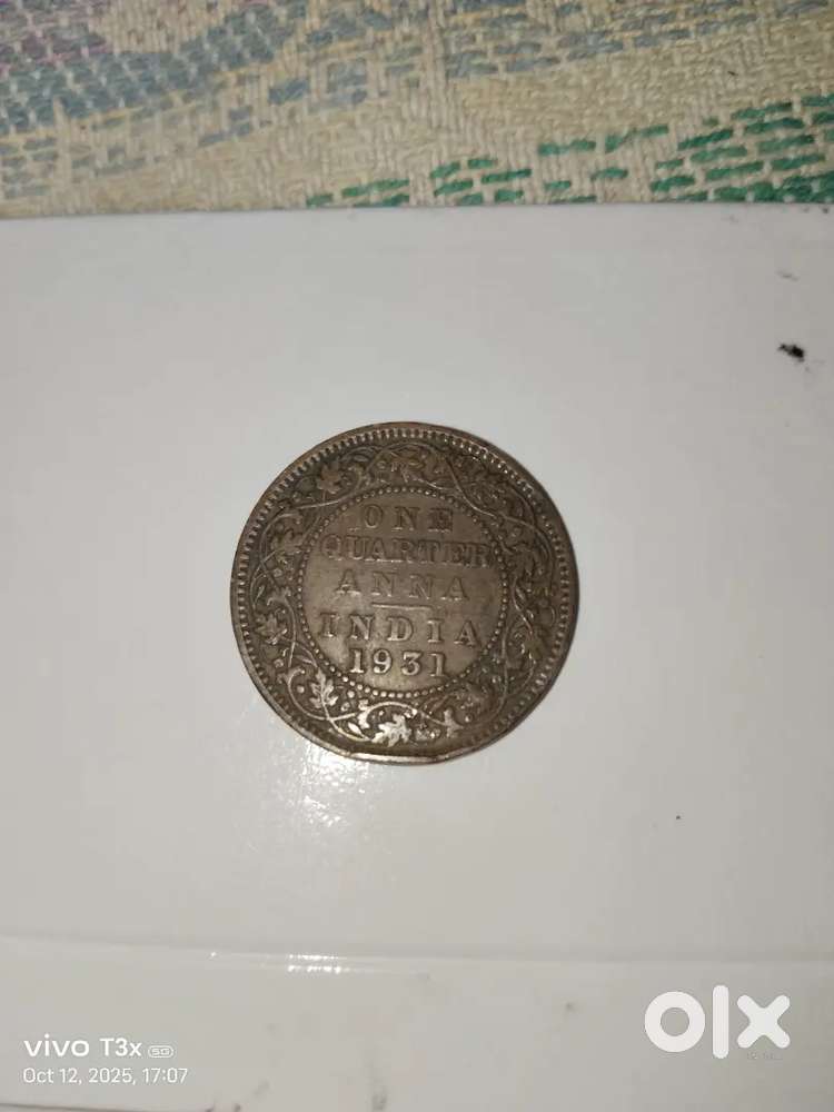 Old coin British India coin 1935 years old coin