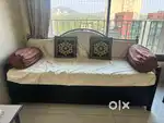 Metal Designer Sofas with ample storage X 2