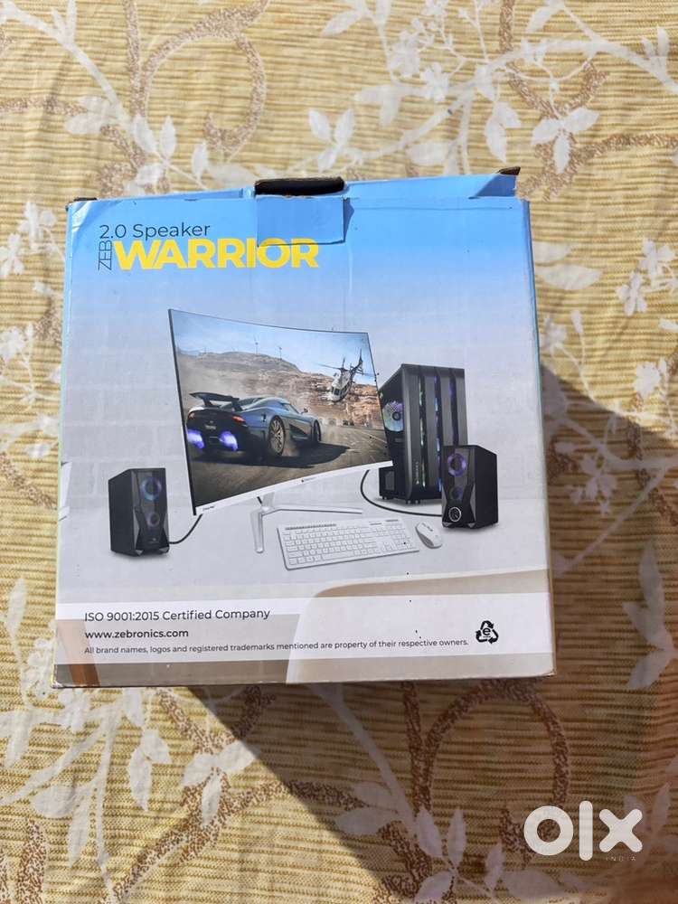 Zebronics ZEB-WARRIOR Gaming Speakers – Brand New / Unopened