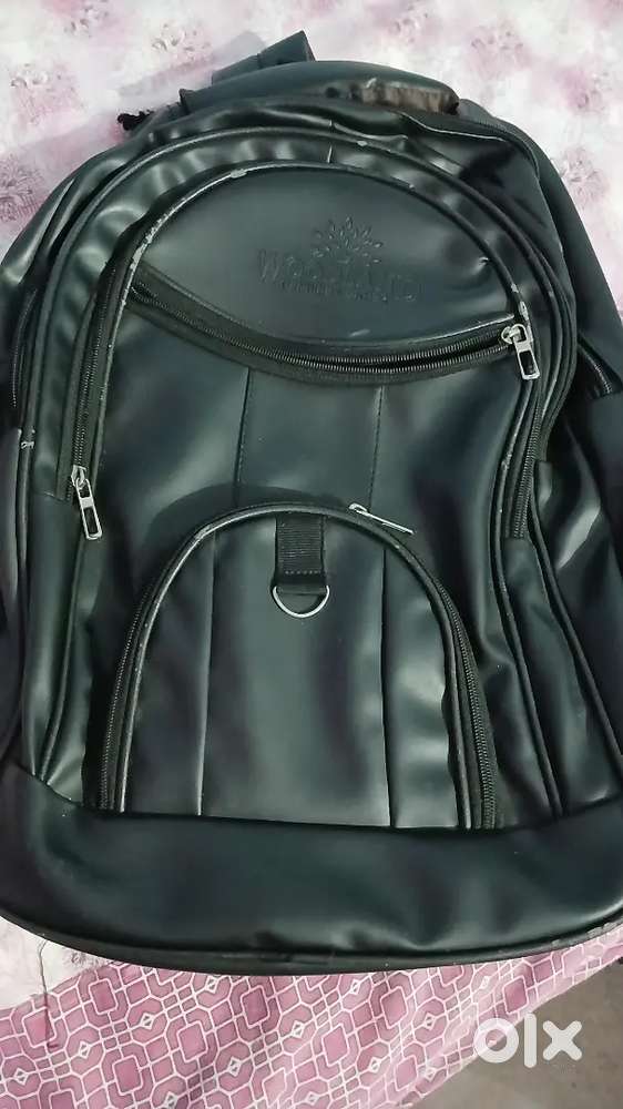 Pure leather woodland bag