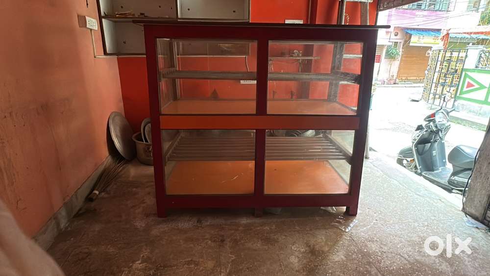 Sweet display counter made by carpenter heavy for sale in Kestopur