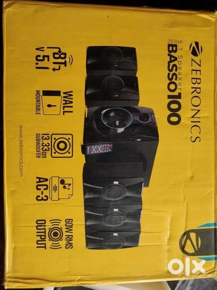 Zebronics home theater  new brand latest version