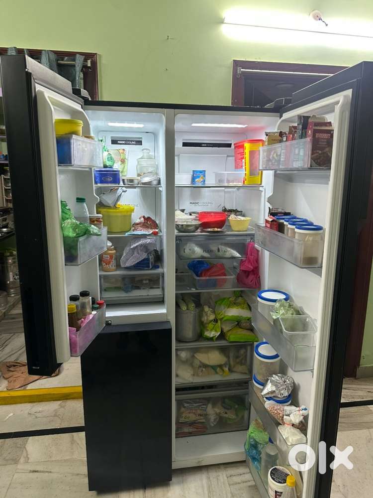 Haier triple door refrigerator 2years old