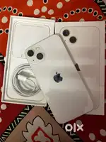 Apple iphone 13 256gb white with box data cable