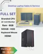 Warranty  Home Delivery  NEW Branded i3-i5-i7 Desktop Laptop Sales & S