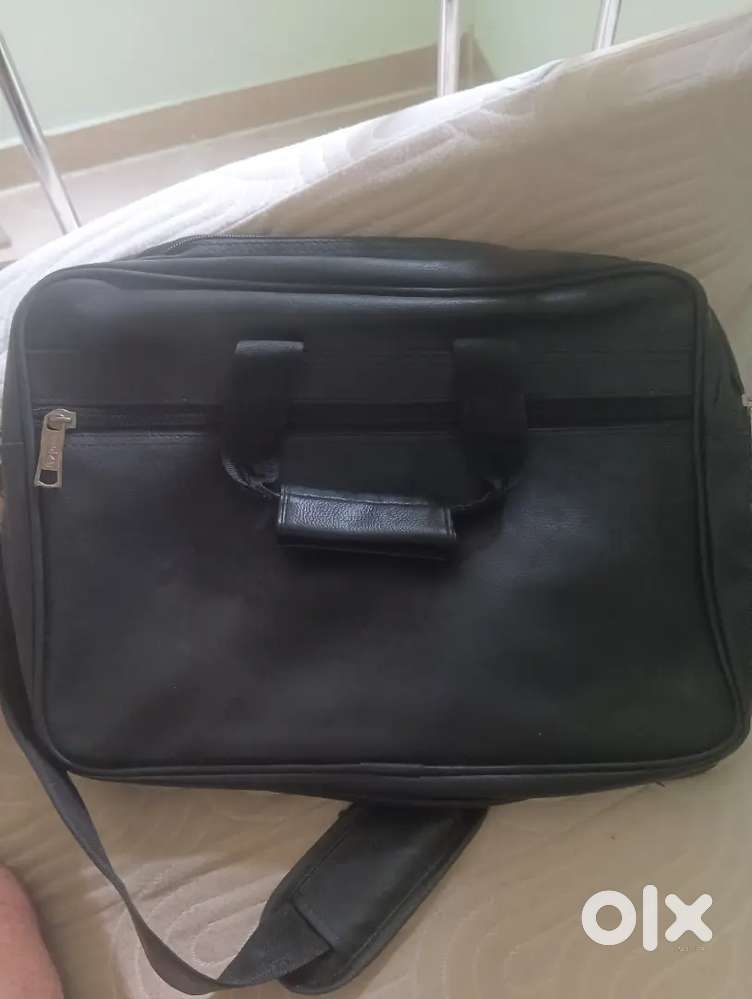 Office leather bag on sale