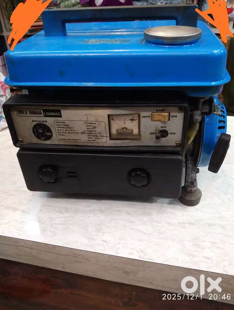 Portable Generator 750 Watt Good Condition