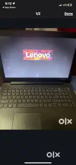 Lenovo laptop and iron box