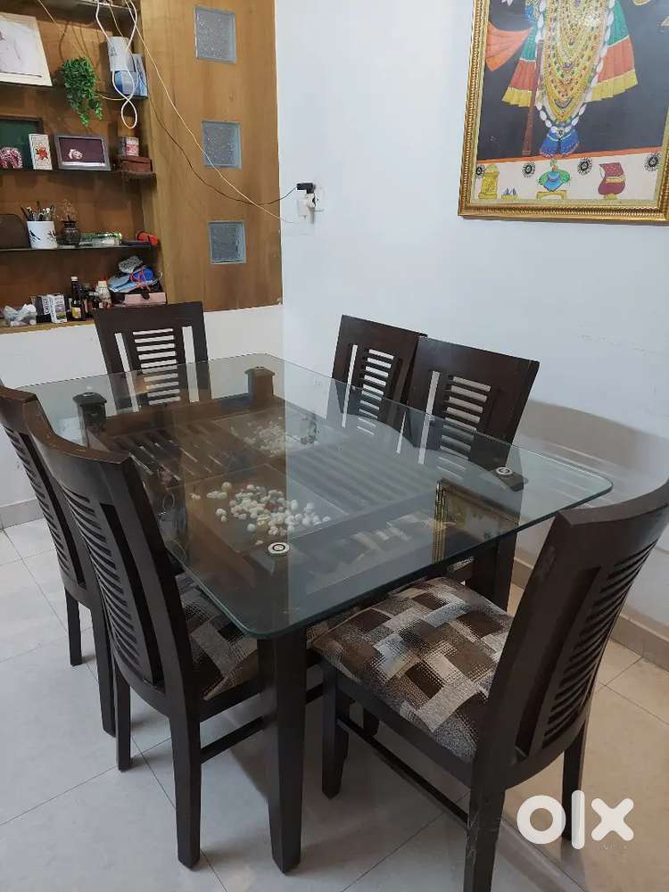 Glass dining table for sale