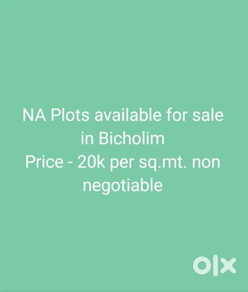 NA plots for sale in Bicholim