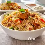Only Chinken cockig chilli Chinken biryani curry ckicken etc…