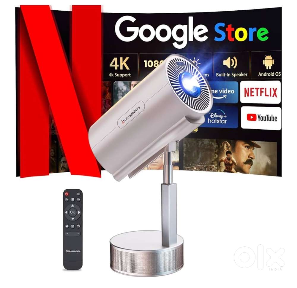 Crossbeats Lumex Pro Smart Projector 4k Ultra HD